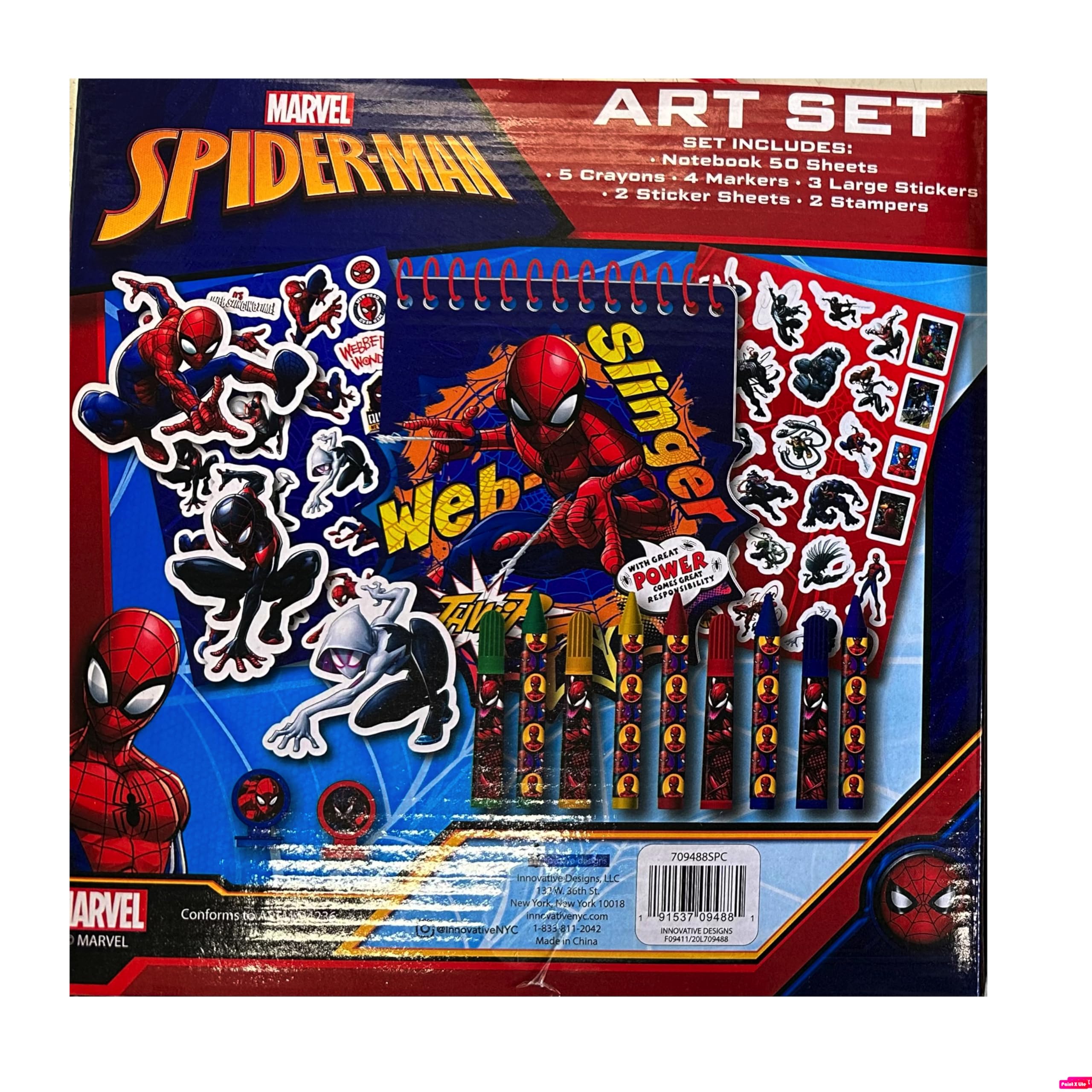 Spider-Man gift-ready packaging makes a fun birthday surprise.