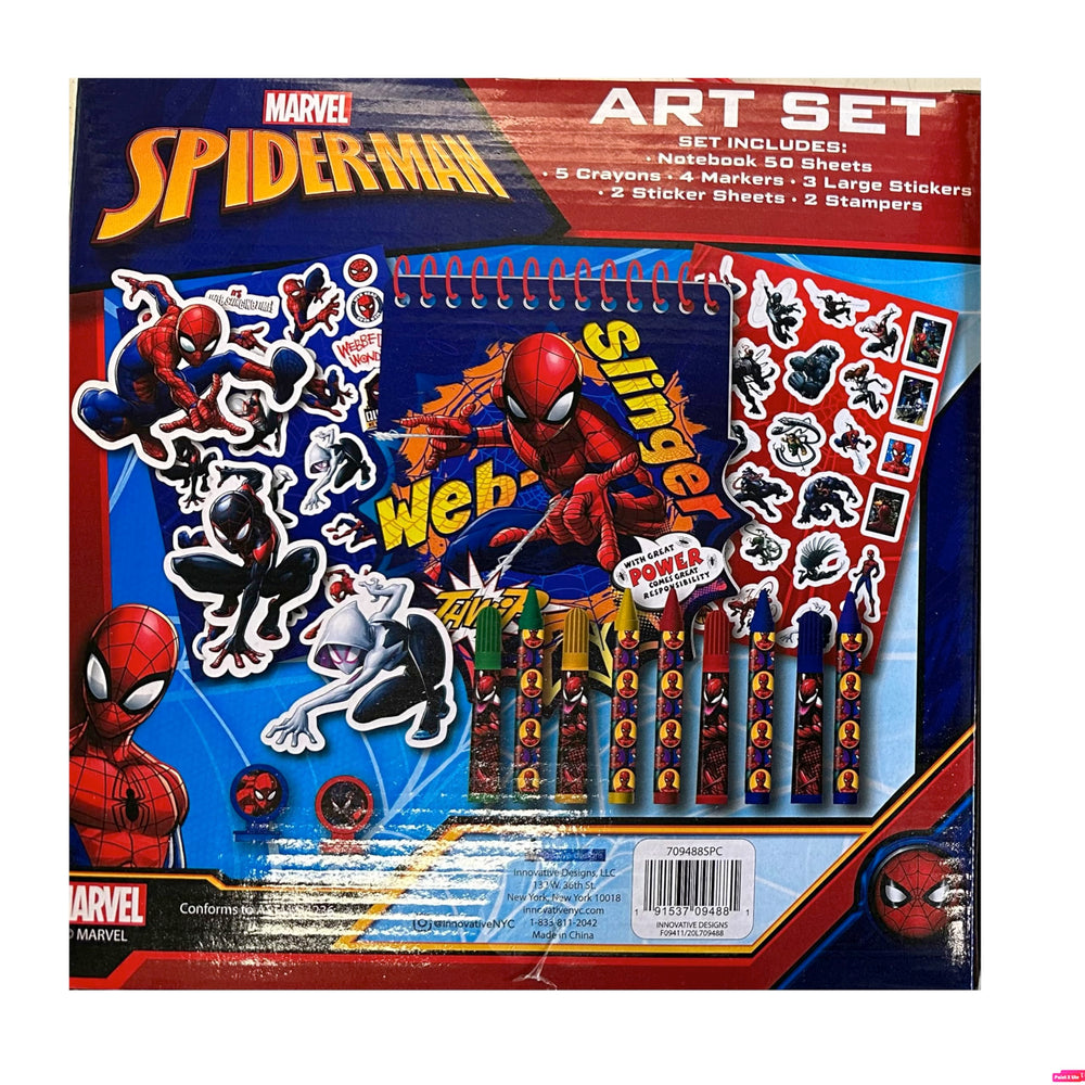 Spider-Man gift-ready packaging makes a fun birthday surprise.