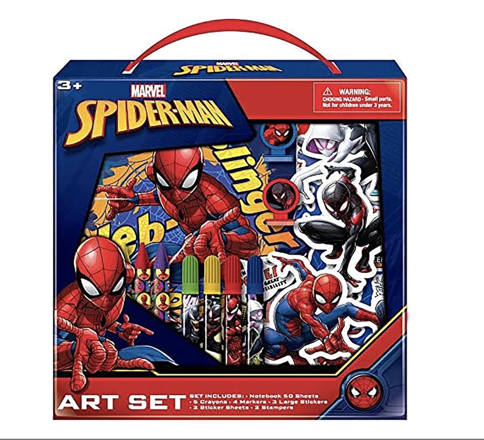 Spider-Man markers collection for bold lines and vibrant drawings.