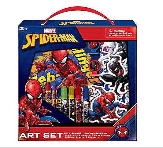 Spider-Man markers collection for bold lines and vibrant drawings.