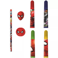Spider-Man portable storage case keeps supplies organized on the go.