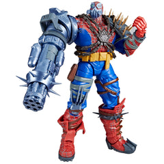Spider-Man Cyborg Spider-Woman deluxe figure, front view, ideal for display and posing.