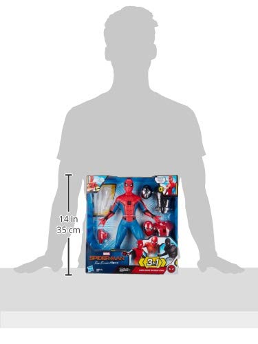 Spider-Man Far From Home detailed deco echoes the movie design for authentic play.