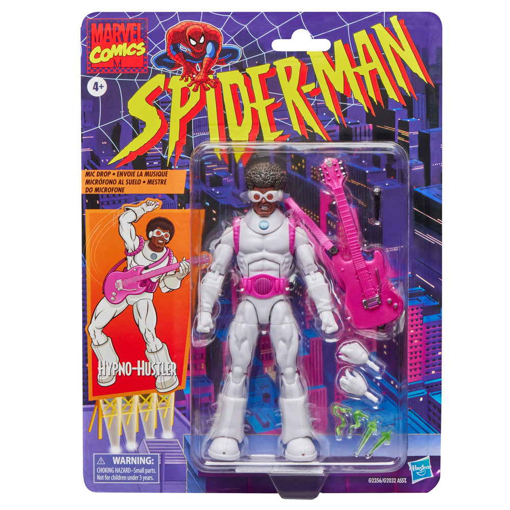 Spider-Man Hypno-Hustler figure front view for display and dynamic posing