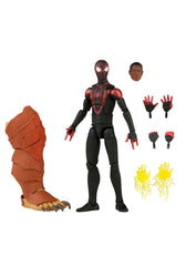 Spider-Man Miles Morales 6-inch figure ready for dynamic posing in any display.