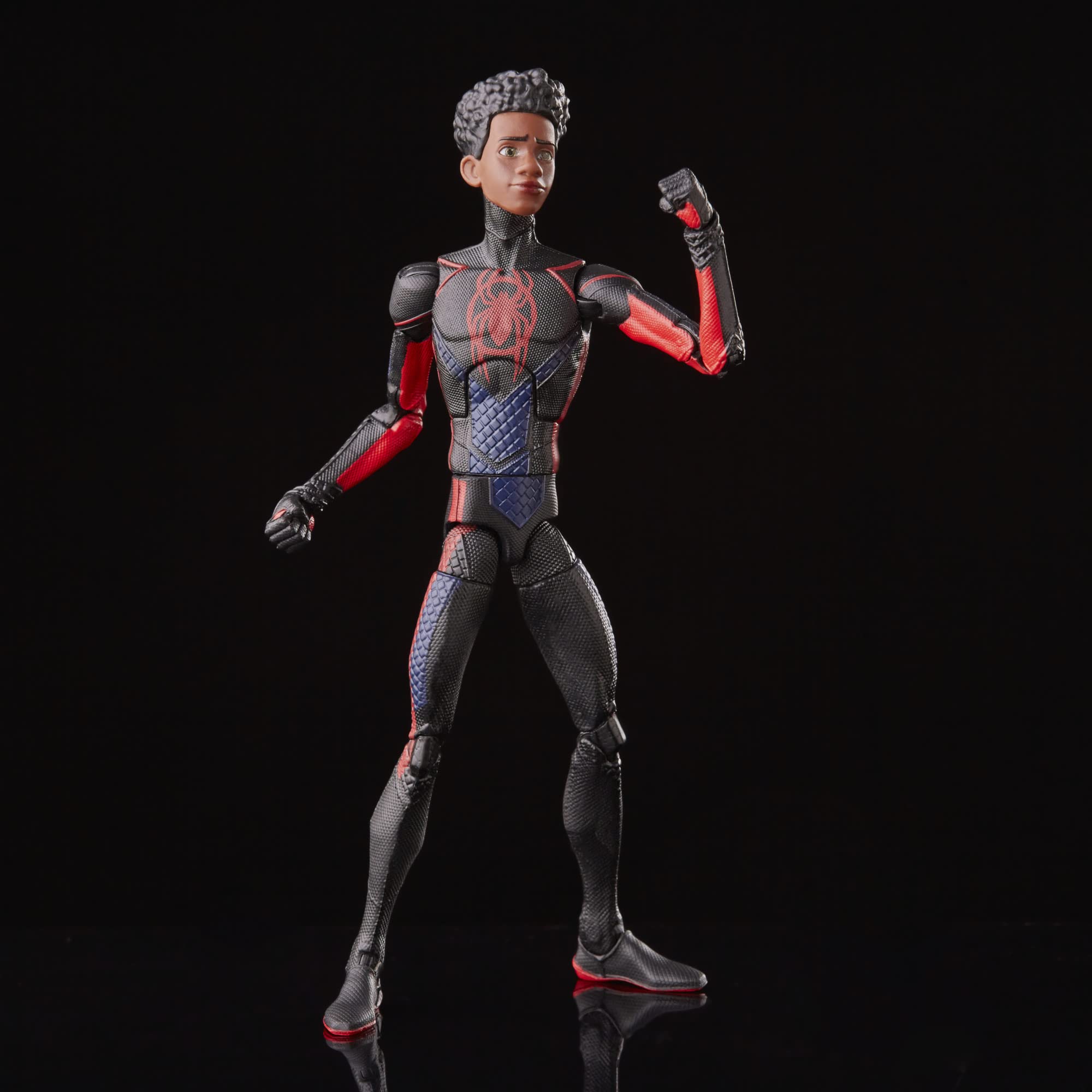 Spider-Man Miles Morales unmasked head for dramatic reveals.