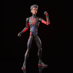 Spider-Man Miles Morales unmasked head for dramatic reveals.