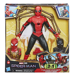 Spider-Man No Way Home figure showcasing web blaster accessory for action-packed scenes