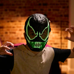 Comfy design of VenomVersus mask supports extended dress-up fun.