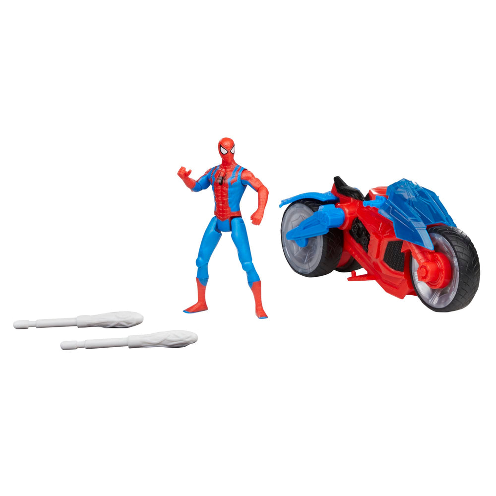 Two web projectiles shown for easy load and fire play.