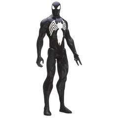 Spider-Man Black Suit figure in dynamic front pose for display and pretend battles.