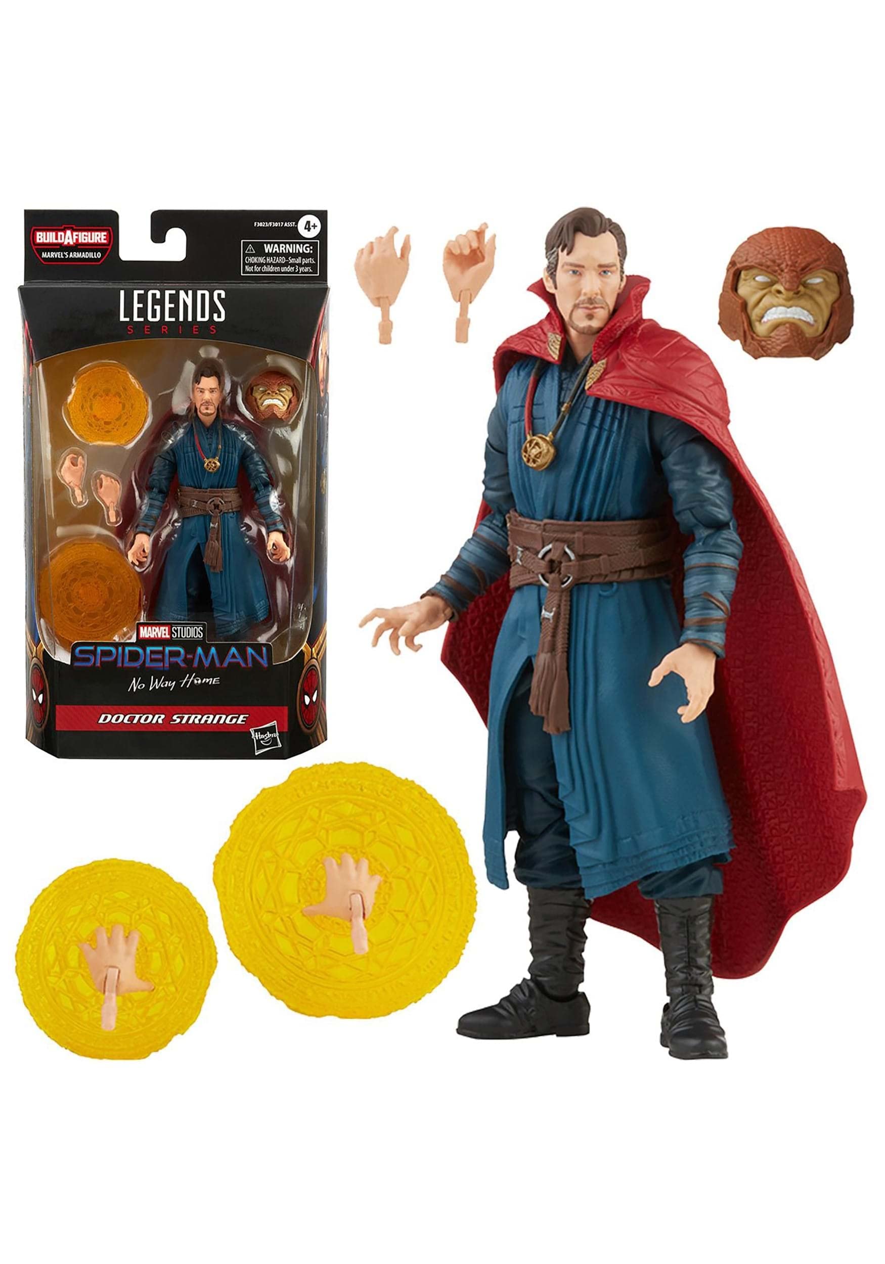 Spider-Man Doctor Strange figure front view for display collection