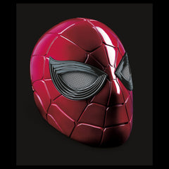 Eye glow aligns with Iron Spider tech aesthetics
