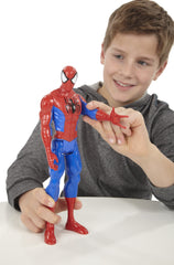 Spider-Man Titan Series figure back view showing poseability