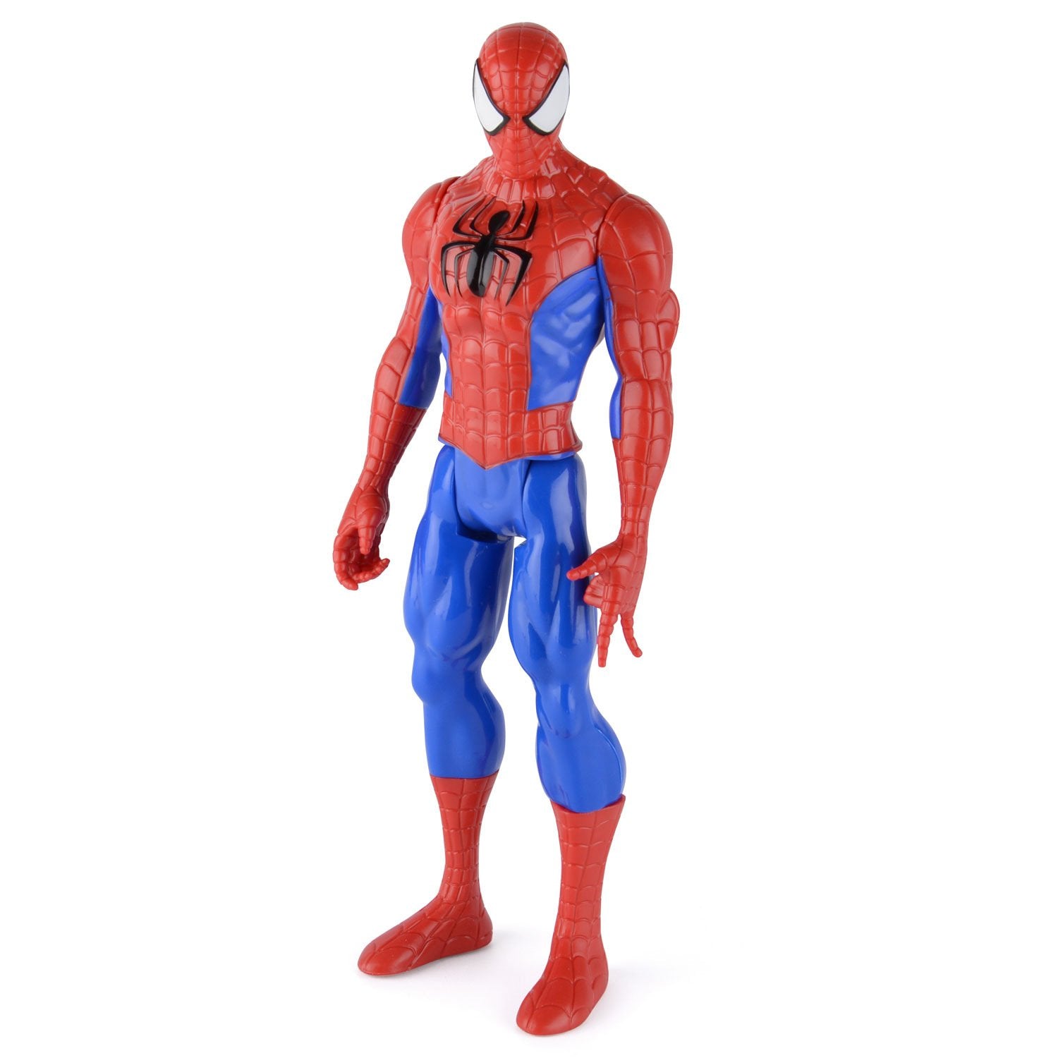 Spider-Man Titan Series figure front view with iconic mask for display