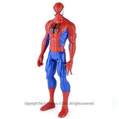 Spider-Man Titan Series packaging highlighting 12-inch scale