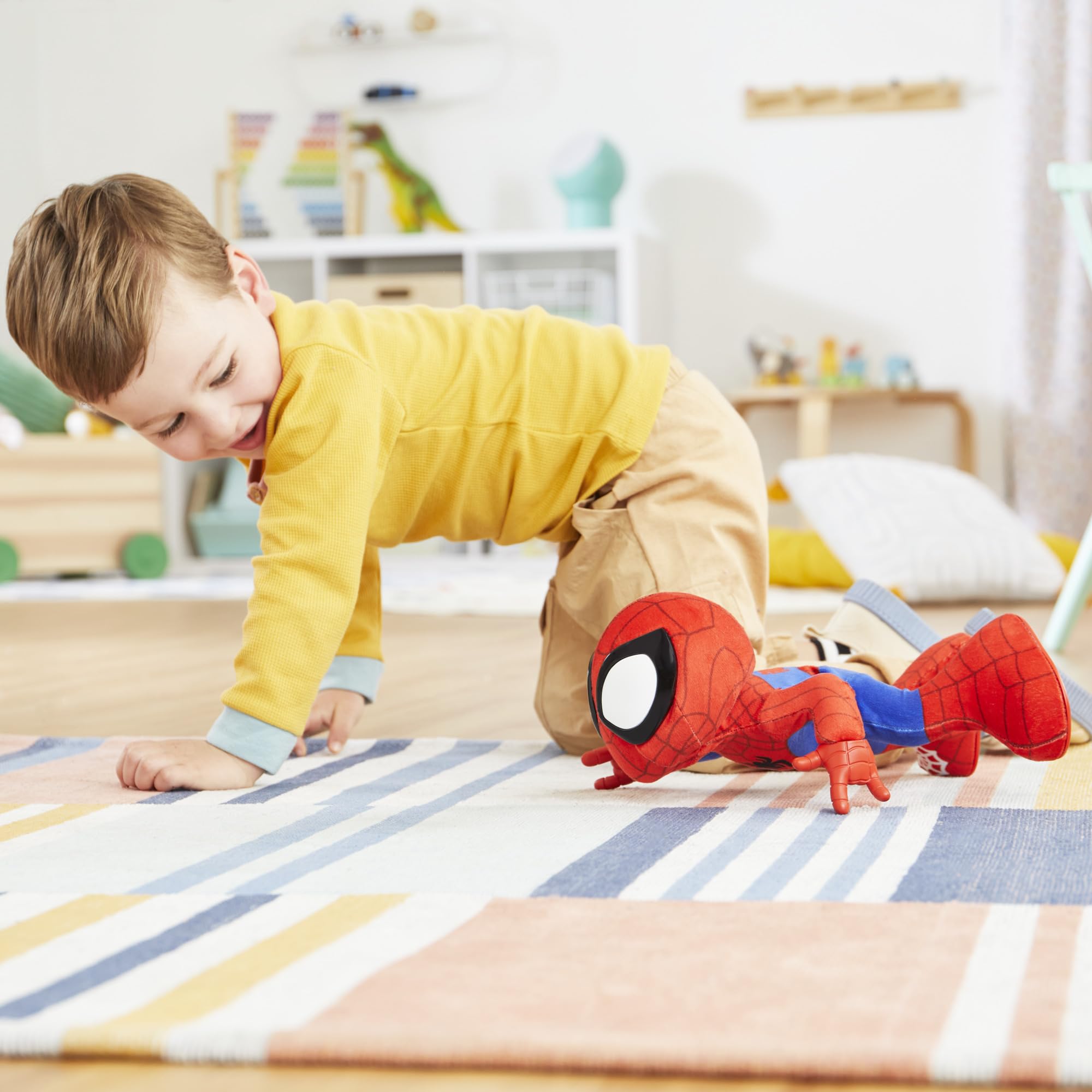Spidey offers 20 sounds and phrases to inspire interactive storytelling.
