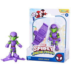 Spidey and His Amazing Friends Green Goblin figurine for imaginative play.