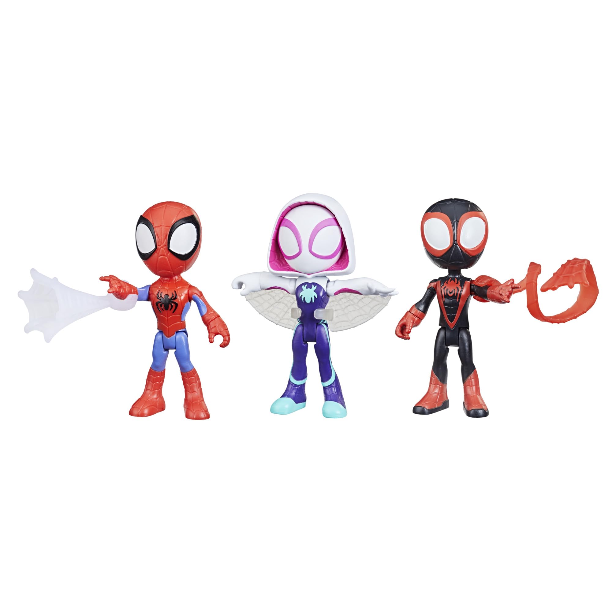 Spidey and his Amazing Friends Spider-Man figure in a dynamic pose for action play
