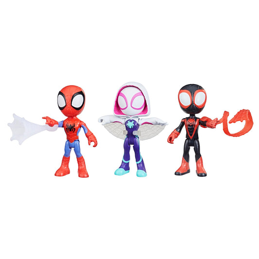 Spidey and his Amazing Friends Spider-Man figure in a dynamic pose for action play