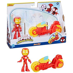 Includes action figure and motorcycle for continuous action during playtime.