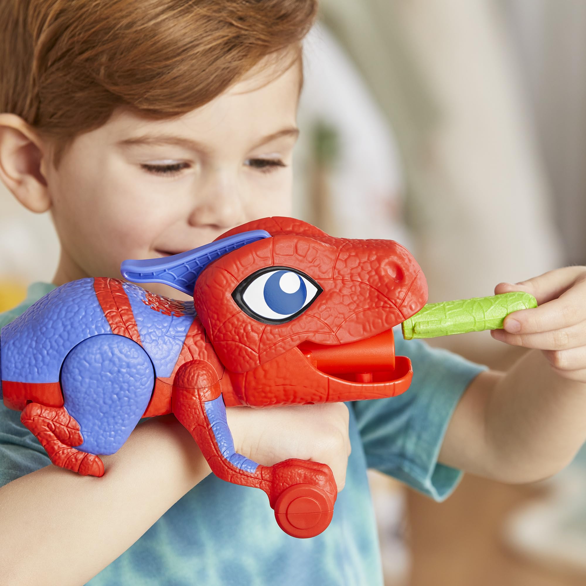 Spidey and His Amazing Friends Spidey-Rex head launch.