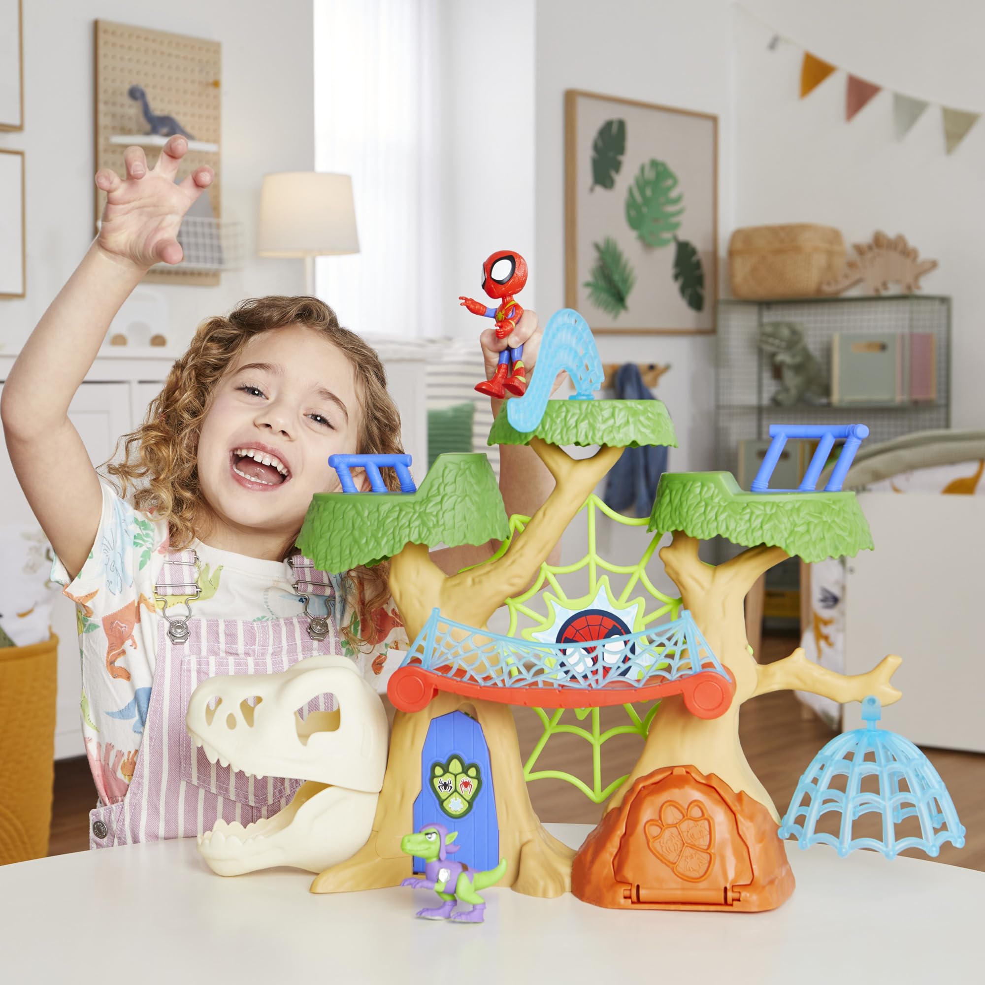 Spidey and His Amazing Friends 4-inch Spidey figure included for action-packed play