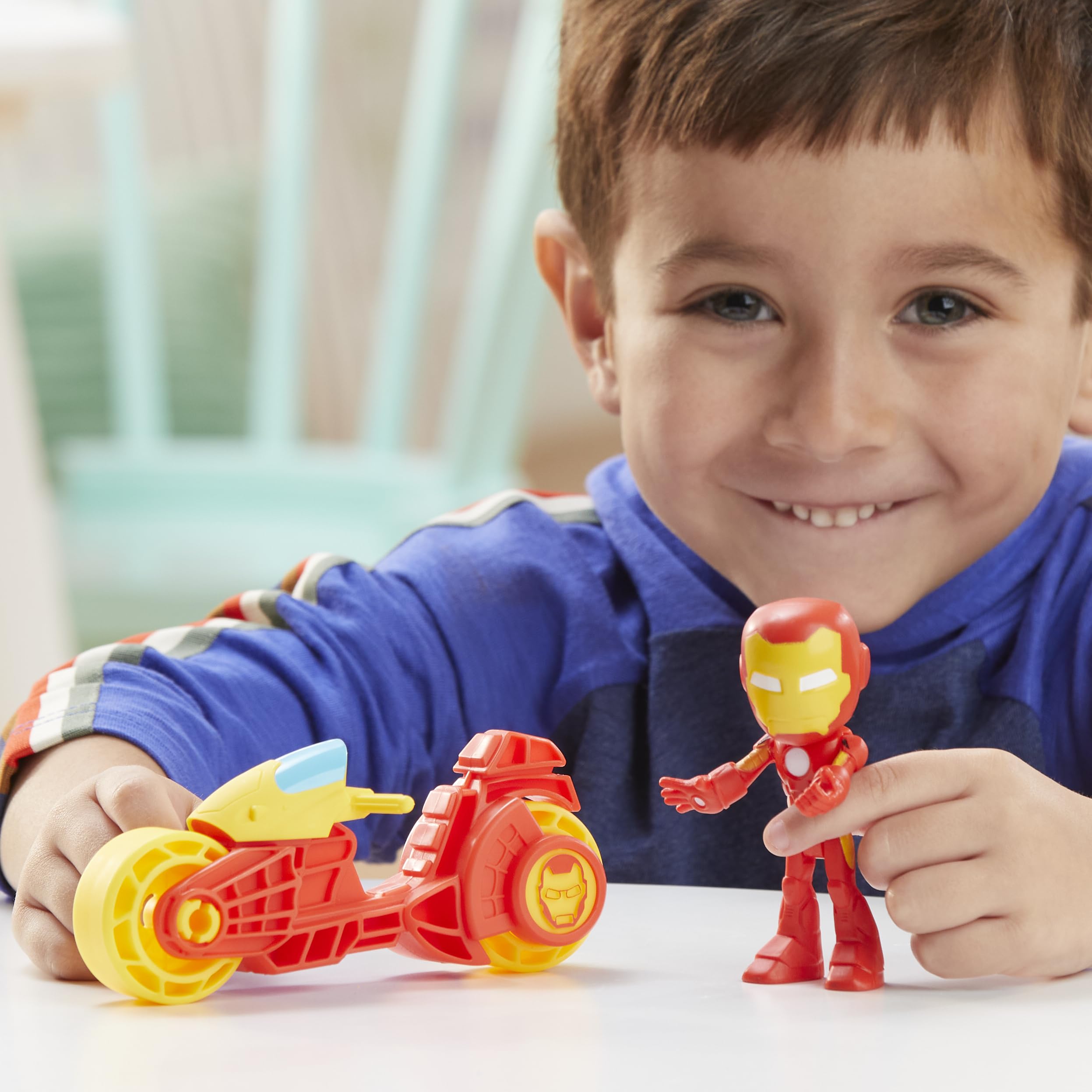 Iron Man figure and vehicle set sparks imaginative superhero storytelling.