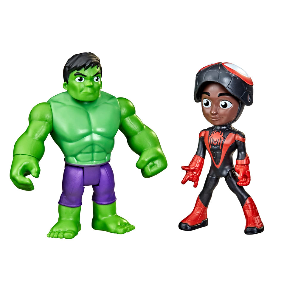 Spidey and His Amazing Friends Miles Morales mask flip 2-pack – pretend reveal play