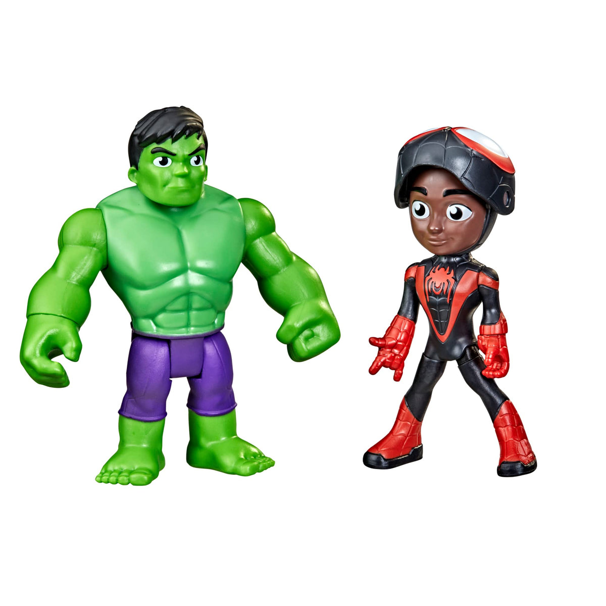 Spidey and His Amazing Friends Miles Morales mask flip 2-pack – pretend reveal play
