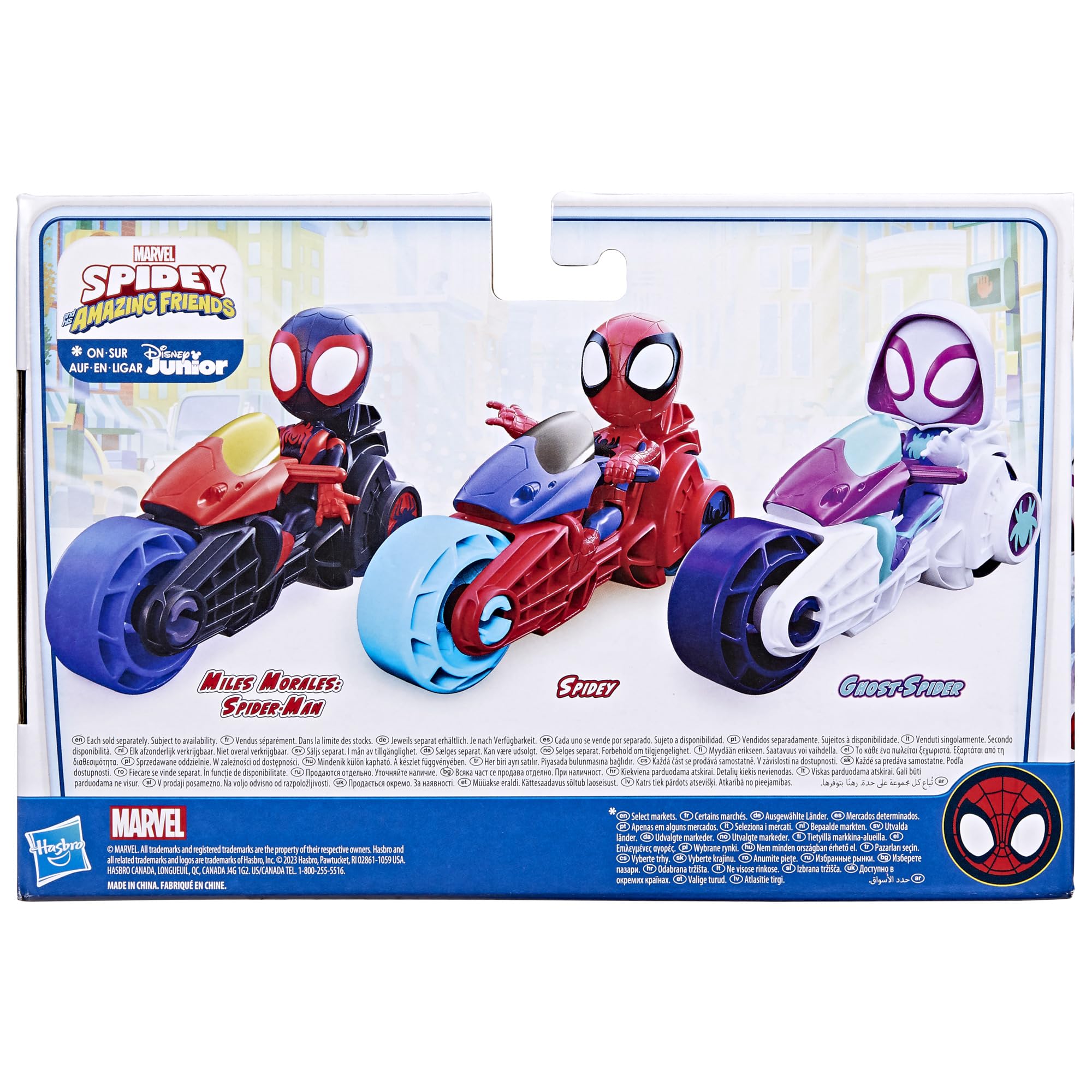 Spidey and His Amazing Friends 4-inch figure zooming to the rescue.