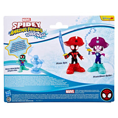 Spidey and his Amazing Friends imaginative play with Water-Webs figures.