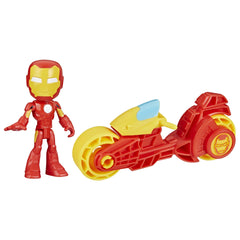 Spidey and His Amazing Friends Iron Man action figure ready for adventure.