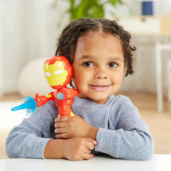 Spidey and His Amazing Friends Iron Man Repulsor Ray accessory adds action play.
