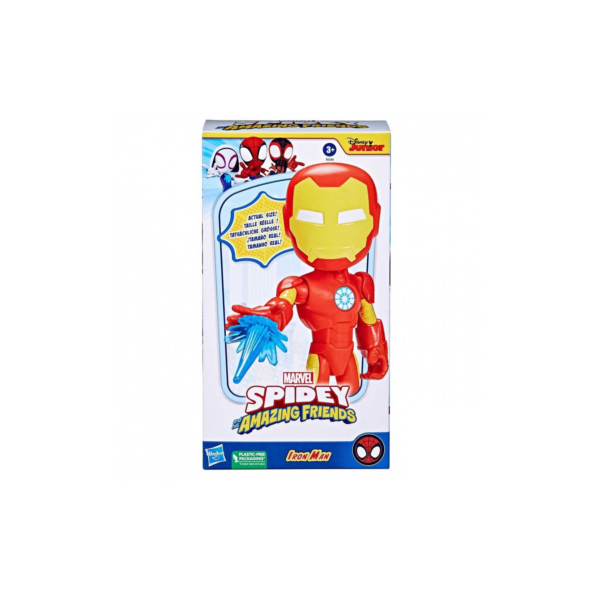 Spidey and His Amazing Friends look for Supersized Marvel figures for more adventures.