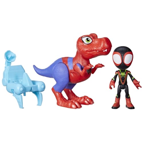 Miles Spin Morales Dino-Webs deco on hero figure for vibrant adventures