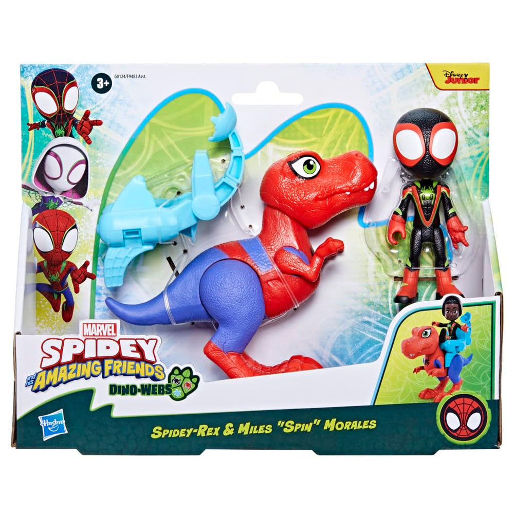 Spidey and His Amazing Friends Miles Spin Morales hero face reveal for storytelling play