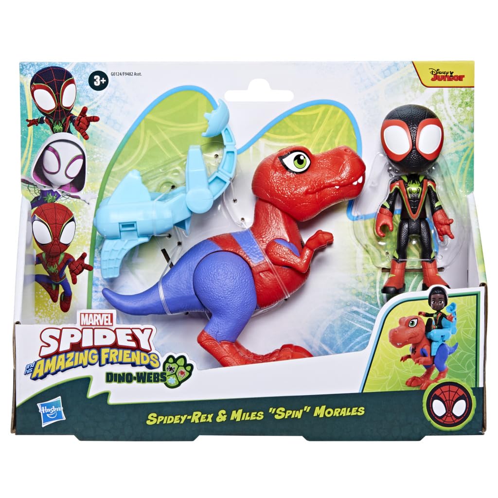 Spidey and His Amazing Friends Miles Spin Morales hero face reveal for storytelling play