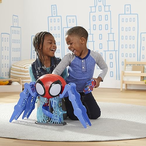 Spidey and His Amazing Friends packaging highlighting included figure and car