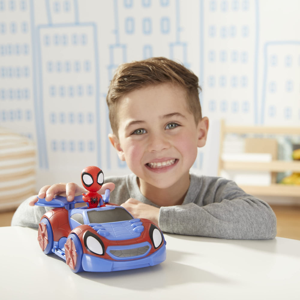 Spidey figure from Spidey and His Amazing Friends designed for easy posing