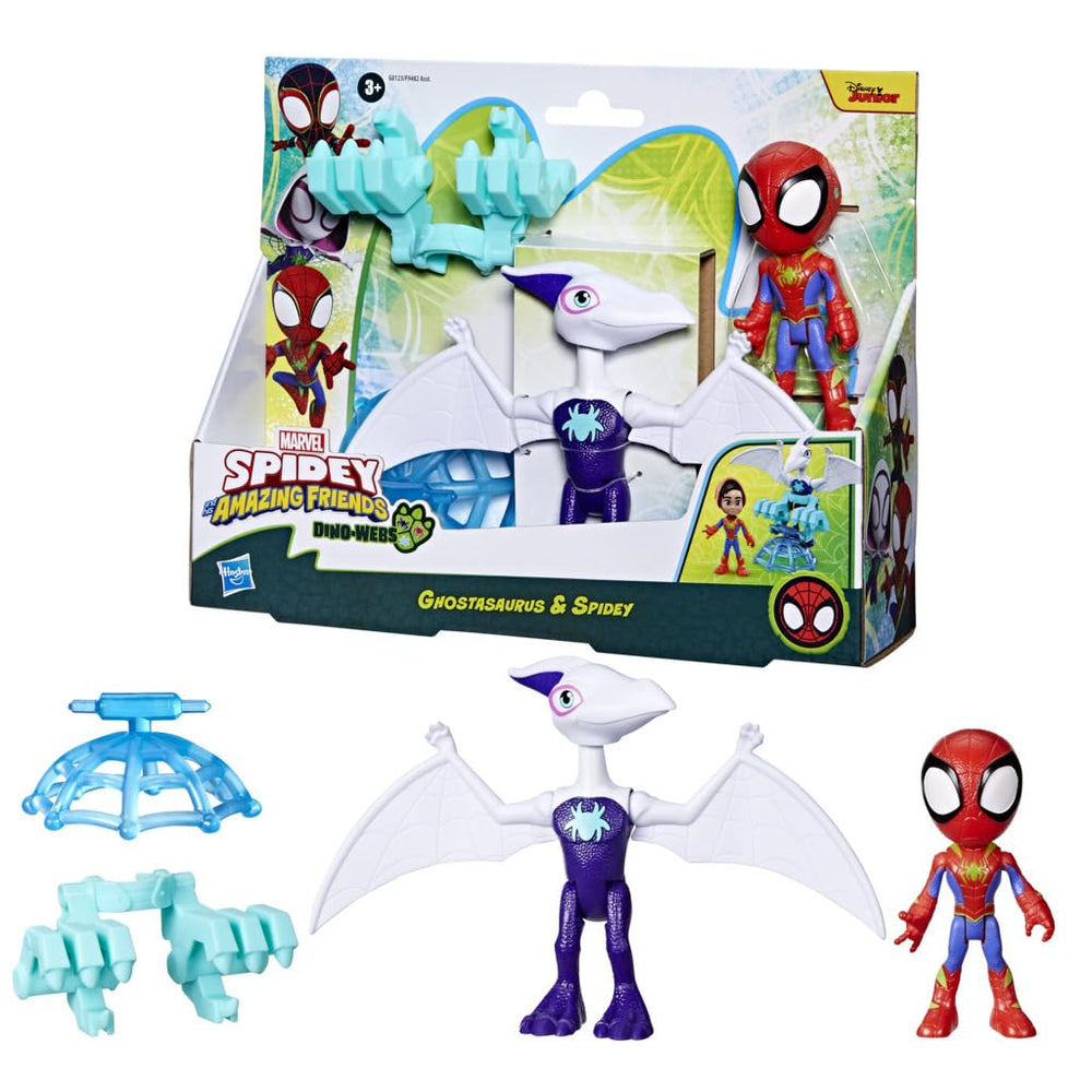 Spidey and his Amazing Friends Spidey hero reveal figure for action play