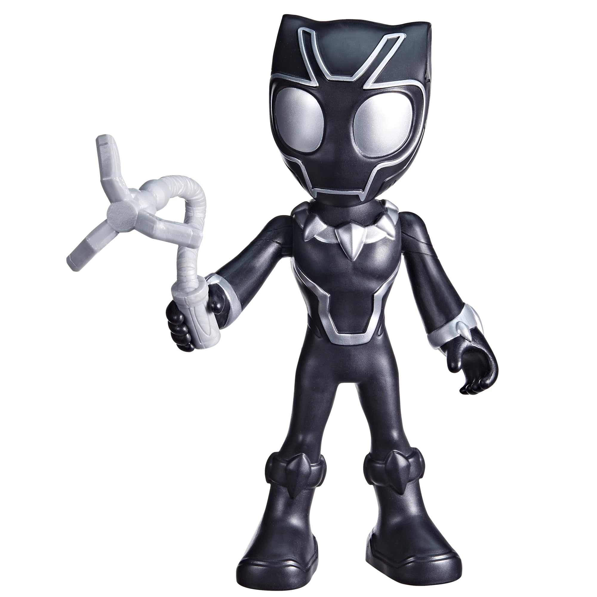 Hasbro Supersize Hero Black Panther figure, bold front pose for playtime