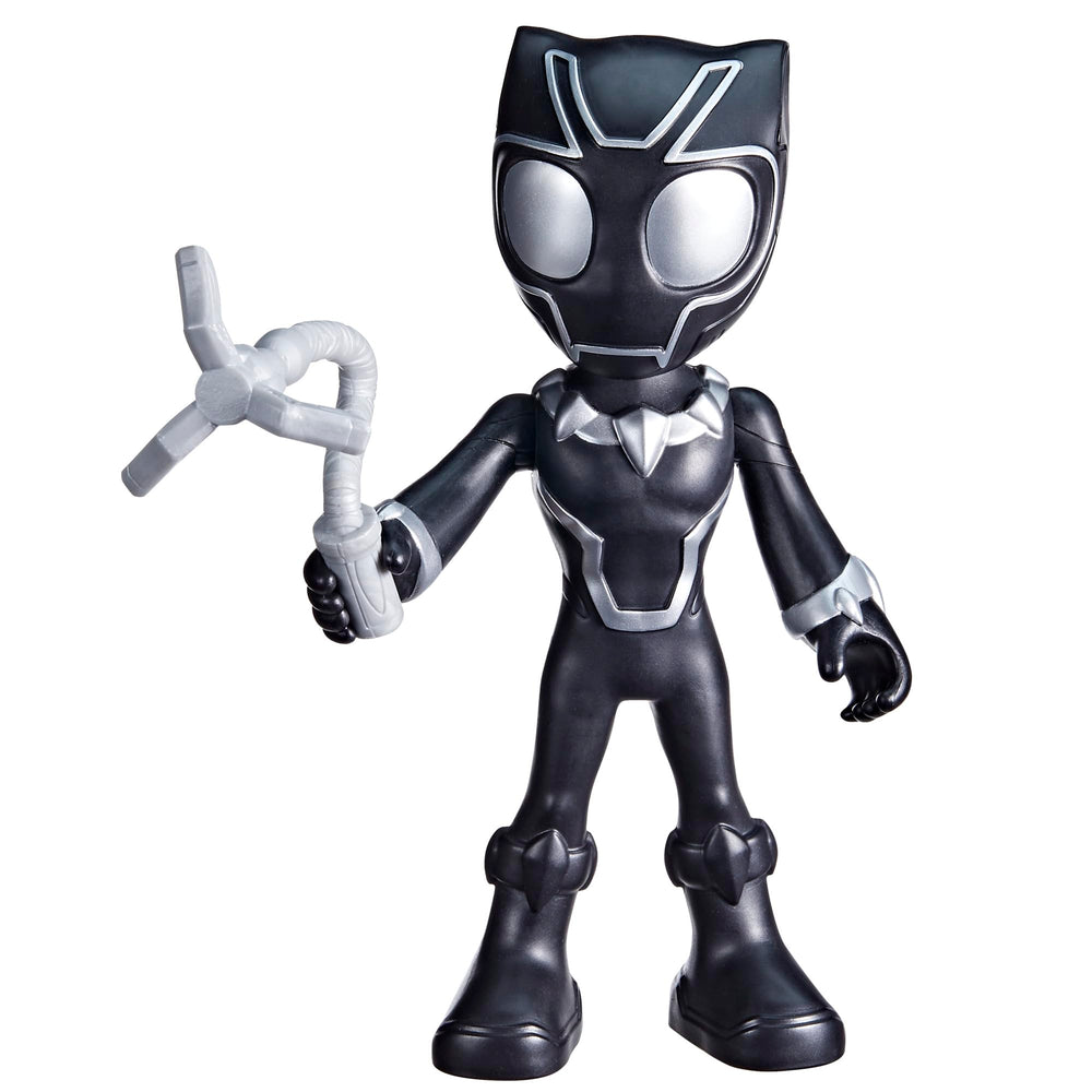 Hasbro Supersize Hero Black Panther figure, bold front pose for playtime