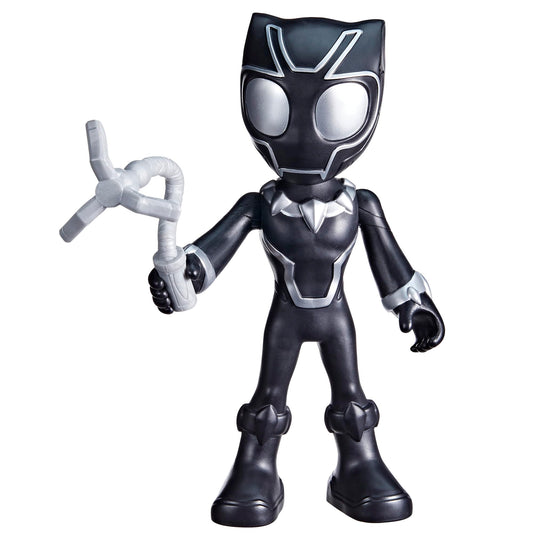 Hasbro Supersize Hero Black Panther figure, bold front pose for playtime