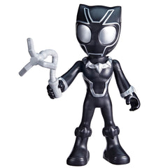 Hasbro Supersize Hero Black Panther figure, bold front pose for playtime