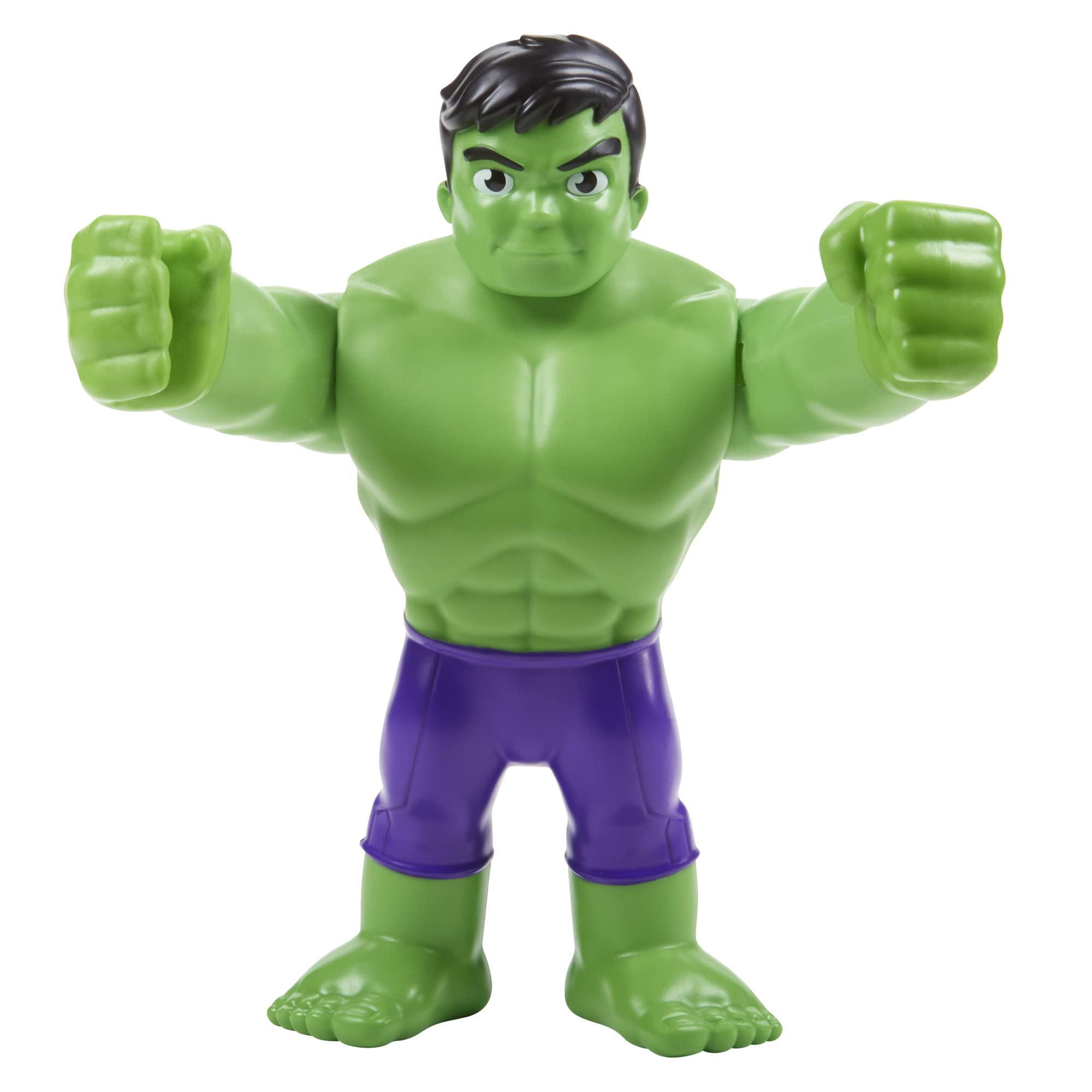 Spidey and His Amazing Friends Hulk with articulated arms for dynamic scenes