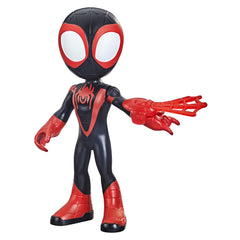 Spidey and His Amazing Friends Supersized Miles Morales figure ready for action-packed pretend play.
