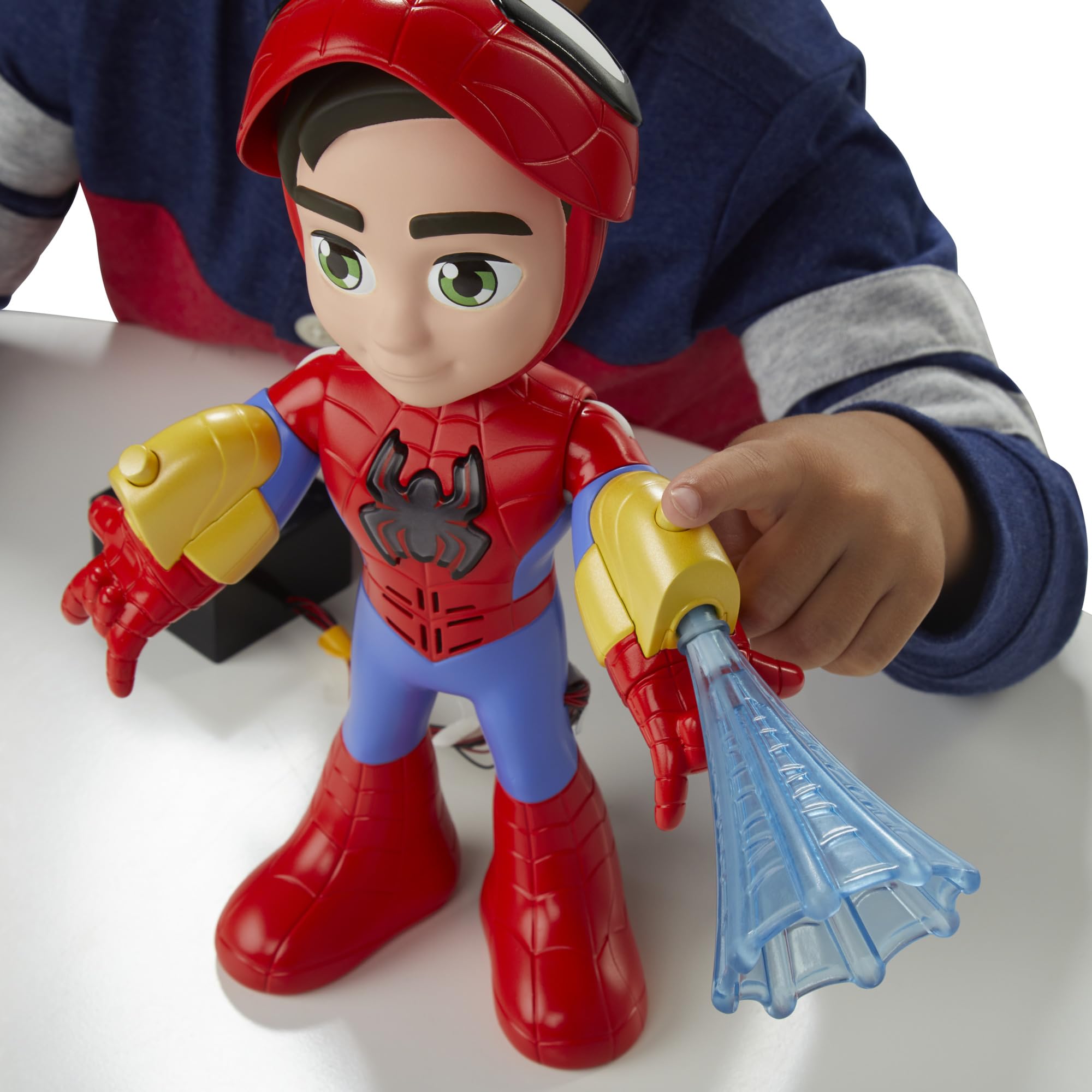 Spidey and His Amazing Friends web projectile accessory for pretend web-blasts.