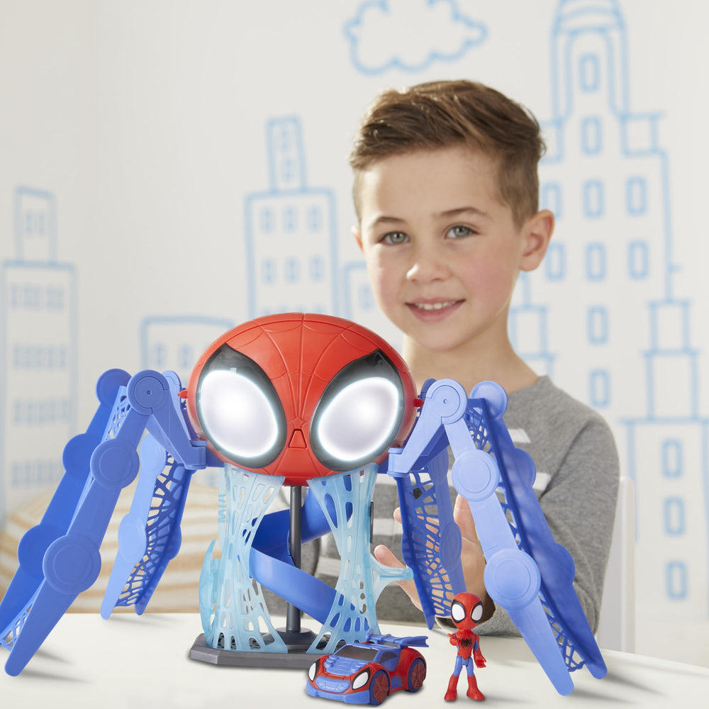 Spidey and His Amazing Friends Web-Quarters helipad ready for rescue missions