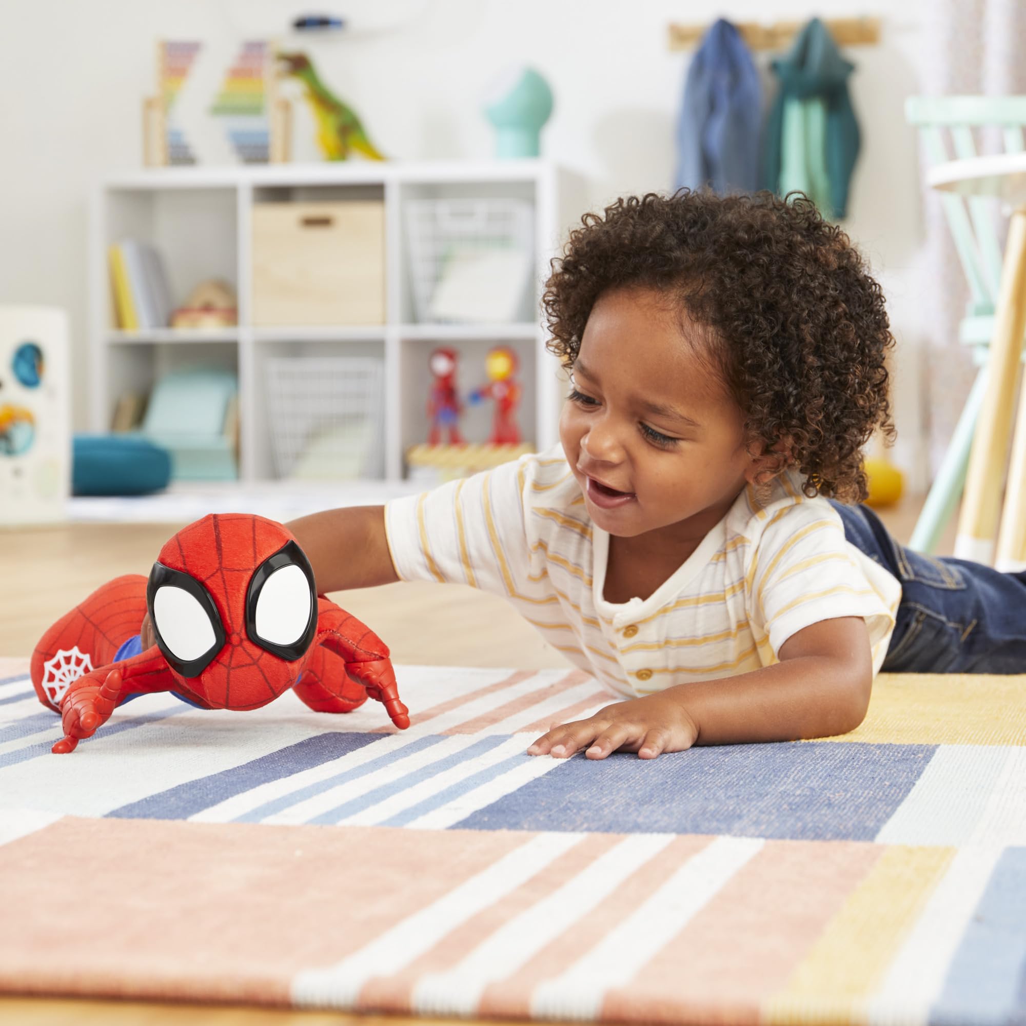 Spidey dance demo entertains children during playtime.